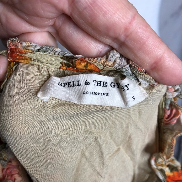 Spell the Gypsy Seashell Romper Small - Picture 4 of 6